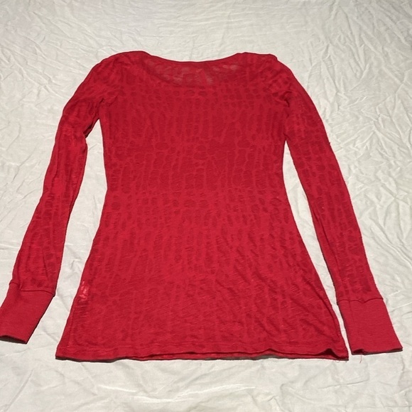 BKE women’s long sleeve sheer top size medium - Picture 3 of 7